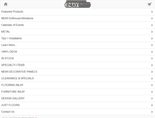 Tablet Screenshot of inlays.com